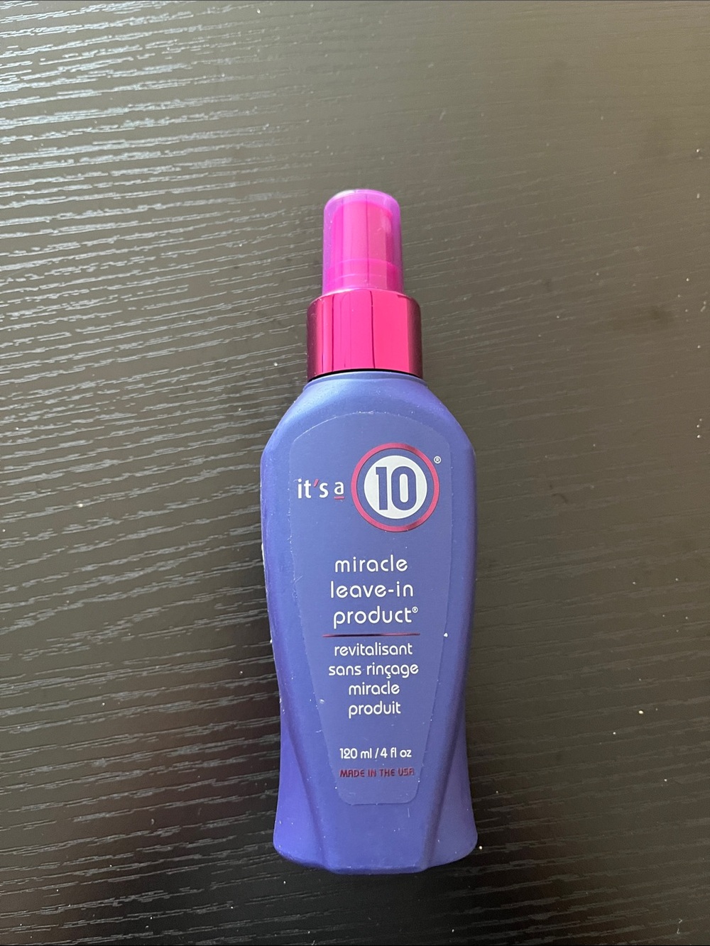 (NWT) It's a 10 Miracle Leave-In Product — Purple Bottle with Pink Spray